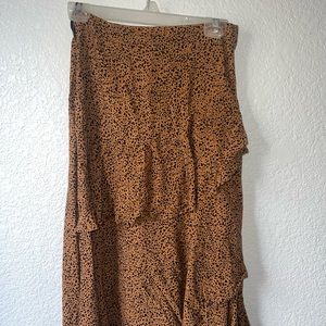 Cheetah print skirt